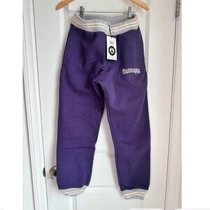 Madhappy Alumni Heritage Sweatpants in Plum, Size Small